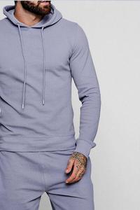 Conjunto Deportivo de 2 Piezas para Hombre, 100% Poliéster, Tejido de Franela, Secado Rápido, con Logotipo Personalizado - Traje Deportivo Informal de Verano - Product Image 6