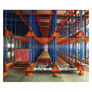 Customized Used High Quality Steel Heavy Duty Automatic Storage System Shuttle Pallet Rack for Warehouse