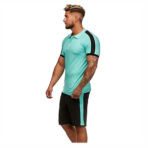 Ensemble d'été pour hommes, couleurs tendance, style haut de gamme, vêtements de sport personnalisés, coton léger, polaire, coupe-vent, respirant, séchage rapide - Product Image 3