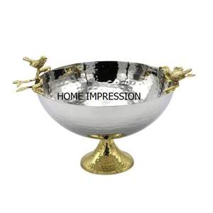 Nouvelle arrivée 3 bol à joint avec support, candélabre en feuille de métal élégant, bol design, bol moderne et élégant, fournisseurs en gros - Product Image 2