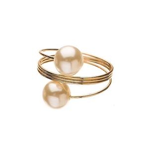 Anneaux de serviette dorés au design avantageux, de qualité supérieure, pour fournisseurs en gros - Product Image 1