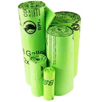 Bolsa de Blíster Completamente Biodegradable y Compostable, Rollo de Bolsas para Alimentos con Diseño y Tamaño Personalizados, PBAT, PLA, Almidón de Maíz, TUV OK Compost, para Alimentos Enlatados
