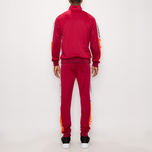 Chándal personalizado en relieve 3d para hombre, traje de entrenamiento de etiqueta privada, personalizado, 2 piezas, venta al por mayor - Product Image 2