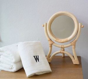 Hand-woven Mirror Natural Rattan Dressing Table Makeup Mirror From Vietnam - Product Image 3