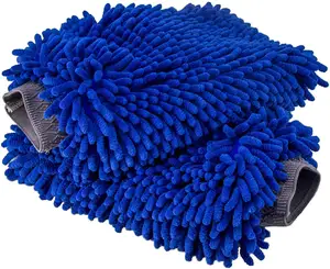 Premium Chenille Auto Gloves Microfiber Car Wash Mitt For Car Trucks SUVs Boats & Motorcycles