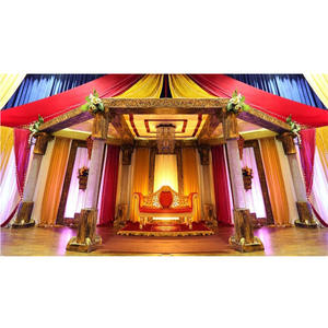 Cristal unique FRP mariage Mandap NZ fantastique cristal FRP mariage Mandap magnifique cristal décoratif scène mariage Mandap USA - Product Image 1