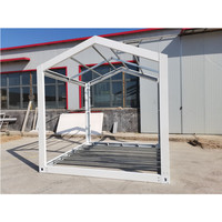 Maisons mobiles préfabriquées démontables, maisons modulaires préfabriquées, cadres de conteneurs d'expédition de 20 pieds