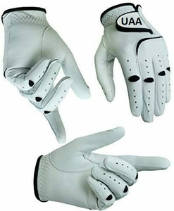 Guantes de Golf para Hombre, Novedad 2024, Logotipo Personalizado, Transpirables, Elásticos, Antideslizantes, Cuero Genuino Cabretta, Izquierdo/Derecho LH/RH - Product Image 1