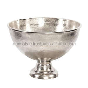 Cru lumineux En Aluminium Argenté Bol - Product Image 1
