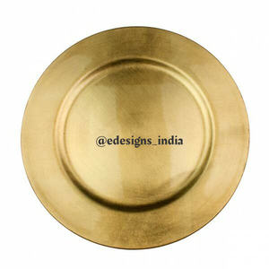 Placa de carga de Metal clásica, plato de servicio de Metal elegante hecho a mano indio, novedad, venta al por mayor - Product Image 4