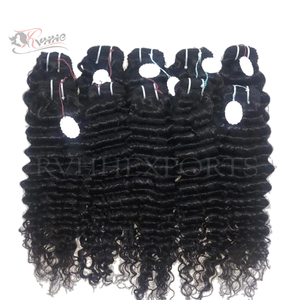 ผมหยิกบริสุทธิ์10-30นิ้ว100% ไม่ผ่านการแปรรูปผมจริงจากอินเดีย - Product Image 4