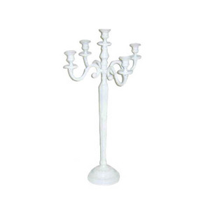 Bougie votive en métal pour décoration de porte, décoration de table, bougie votive à 5 bras, pilier, décoration de fête de mariage de luxe - Product Image 1