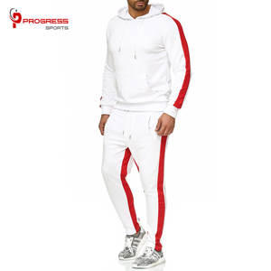 Vente en gros OEM personnalisé conçu pour l'hiver, à la mode, ensemble de survêtements de jogging à motif solide pour hommes - Product Image 5
