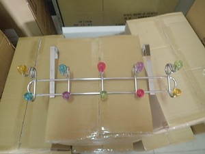 Crochets Au-dessus de la Porte 10 Boules Ovale Chrome PORTE CINTRE - Product Image 4