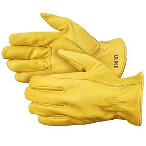 New Cowhide Men's Work Driver Gloves Leather Security Protection Wear Safety Workers Moto Warm Gloves For Men - Product Image 4