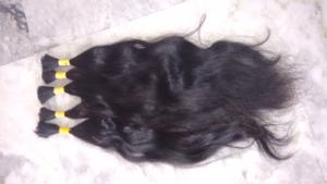 100% vierge Remy indien en vrac Extensions de cheveux humains Machine Double trame meilleure vente tissage direct de l'Inde - Product Image 5