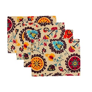 Custom Made Printing Canvas Table Mat 100% <b>Organic</b> Cotton Linen GOTS Certified 12x18 Inch Lightweight Eco Friendly Table Mat - Product Image 4