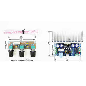 Taidacent XH-M342 Siêu Rõ Ràng 2.1 Loa Siêu Trầm Khuếch Đại 2*20W + 30W Board Khuếch Đại Loa Bookshelf TDA7377 2.1 Khuếch Đại Công Suất - Product Image 4