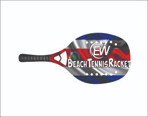 Raquettes de beach tennis avec face en fibre de carbone de 20 mm, poignée en fibre de carbone, filet en fibre de verre, poids 320-340 g, longueur 50 cm - Product Image 5