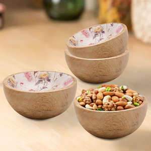 Juego de cuatro tazones para servir ensaladas y frutas, tamaño y forma personalizados, tazón para servir alimentos para uso en hoteles y restaurantes. - Product Image 2