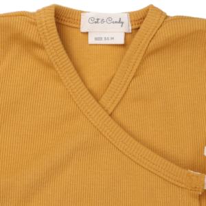 ODM Supply estilo casual 100% algodón orgánico acanalado Unisex bebé Vestido de punto mitones tela de marca 0-3 meses primavera 18 - Product Image 3