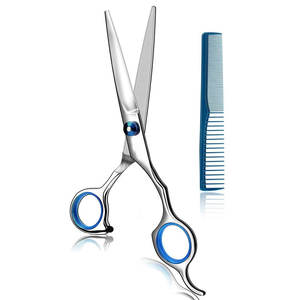 Barber Scissors Stainless Steel straight handle barber salon scissors - Product Image 4