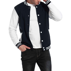 <b>Men</b>’s Varsity Windproof Windbreaker Jacket, <b>Long</b> Sleeve Lightweight Outdoor <b>Coat</b> for Casual Streetwear Sports and Travel - Product Image 2