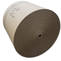 Papier cartonné spécial brun en rouleau jumbo 450 GSM avec matériaux recyclés pour la fabrication de noyaux et tubes en papier pour emballage