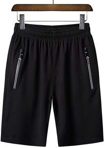 Stream-Capri informal de talla grande para hombre, pantalones cortos para correr, deportivos, de algodón, para baloncesto, gimnasio, por debajo de la rodilla, 3/4 - Product Image 2