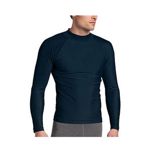 Camisa de compresión BJJ MMA para hombre Anti-UV UPF50 Rash Guard transpirable para entrenamiento de gimnasio - Product Image 1
