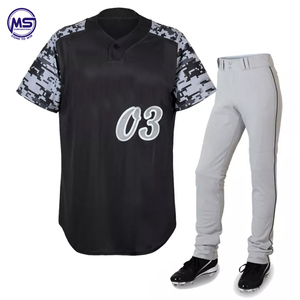 ชุดเบสบอลแบบยูนิเซ็กซ์ ดีไซน์ล่าสุด โลโก้สั่งทำได้ ระบายอากาศได้ดี ป้องกันแบคทีเรีย แห้งเร็ว มีไซส์พลัส คุณภาพดีที่สุด ชุดกีฬา - Product Image 4