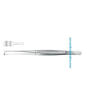 Fórceps de disección de tejido Nelson de acero inoxidable de alta calidad, fabricante y exportador de instrumentos quirúrgicos de 25cm - Product Image 4