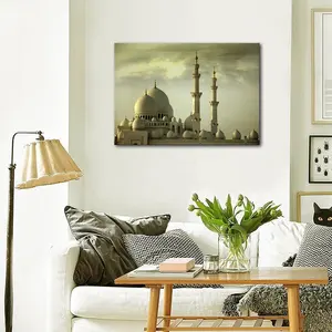 Landschap Islamitische Moskee Art Schilderen Hd Canvas Afdrukken Kunstwerk Groothandel Prijs Jeruzalem Wall Art Home Decor Schilderen