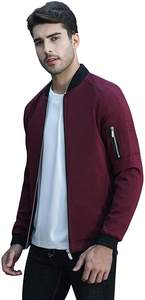 Veste bomber d'hiver pour homme sur mesure en gros, toile de haute qualité, imperméable, réversible, avec logo personnalisé, nouveau design, vente chaude - Product Image 2