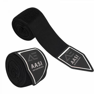 AASI ENTERPRISES Bandages de boxe élastiques en coton pour arts martiaux (MMA/Kickboxing/Muay Thai) - Paire unisexe toutes tailles - Product Image 4