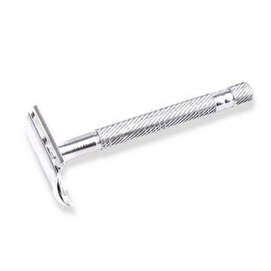 Maquinilla de afeitar clásica para hombre, mango de metal y cobre, cuchilla de doble filo, de seguridad, novedad de 2021 - Product Image 6