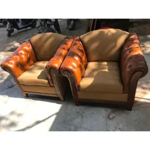Standard klassische elegante Most Elegant Living Room Furniture, Chesterfield Arm Chair Leather Sofa