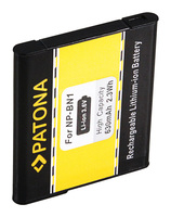 PATONA Batterie pour Sony NP-BN1, DSC-WX5, TX5, TX7, TX9, T99, Sony BN1: 630mAh: 3,6V: 2,3 Wh