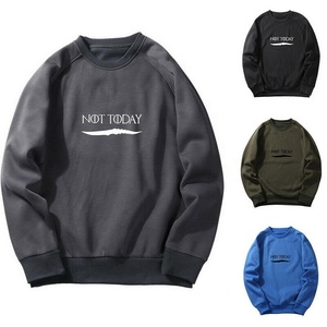 Sweat-shirt à col rond en coton 100% personnalisé avec logo 2025, doublure tricotée imperméable, qualité supérieure, plusieurs couleurs, fabricant OEM ODM - Product Image 4