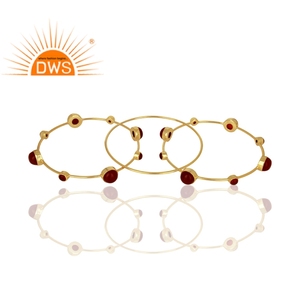 Bracelet en argent 925, pierre précieuse rouge, Onyx, vente en gros, ensemble de bijoux de lunette, vente en gros - Product Image 2