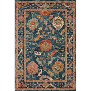 Tapis en laine et viscose faits à la main, accessoire en soie - Product Image 1