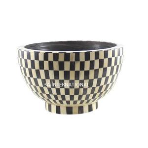 Utensilios de cocina de lujo para fiesta de boda, servidor de alimentos, cuenco de lujo, catering, diseño de Ajedrez de estilo único, cuenco para servir terminado - Product Image 1