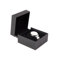 De pequeña caja de embalaje de regalo de plástico solo de reloj y joyería, caja de joyería, caja de almohada