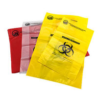 Sacs poubelles médicaux pour déchets biologiques, sacs plats en PE haute résistance, sacs poubelles pour hôpitaux