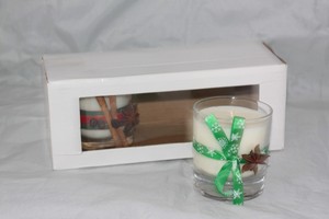 Vela Aromática de Cera de Soya Caro en Vaso de Vidrio Gris Claro, Decoración para el Hogar, Origen Vietnam - Product Image 6