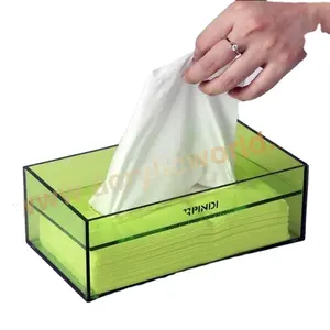 Customized Acrylic Napkin Box/tissue holder tissue box/napkin rack