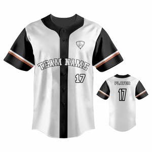 เสื้อเบสบอล OEM ขายส่ง PIHA SPORTS PS-RG-9 แบบเปล่าสำหรับทีมชาย ออกแบบโลโก้ได้เอง ผลิตจากโพลีเอสเตอร์ ออกแบบเองได้ คอวี - Product Image 1