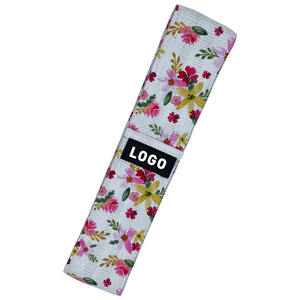 Bandes de résistance en tissu imprimé, Logo personnalisé, pour exercices de Yoga, Fitness, fessiers, hanches - Product Image 1