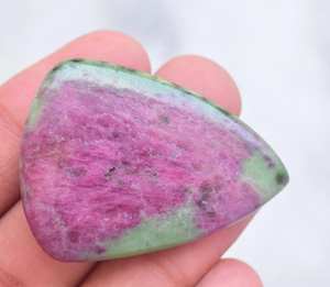 Piedra Preciosa de Zoisita Rosa Natural en Forma de Cabujón, 20-55mm, Precio al por Mayor para Decoración de Uñas - Product Image 5