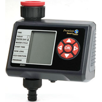 Temporizador de Agua Electrónico de 1 Zona, Programable, Fácil de Configurar, Duración de Riego de 1 a 240 Minutos, Retraso por Lluvia de 6 Días